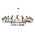 Glamour Crystal Chandelier 3D model small image 1