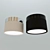 Modern LED Ceiling Light: Black/White ELEKTROSTANDART 3D model small image 1