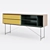 Modern White Sideboard: Sleek and Functional 3D model small image 1