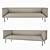 Sleek and Stylish Godot Sofa 3D model small image 1