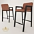 Megastyle OM Bar Stool: Sleek and Stylish Seating 3D model small image 1