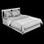  Modern Ikea SONGESAND Bed Frame 3D model small image 3