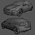 VW Golf GTI Cabriolet 2013: Roof-Optional High-Detail Model 3D model small image 3