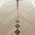 Bleached Oak Chevron Parquet 3D model small image 2