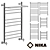 Nick LP_ (g2) _VP Heated Towel Rail - Stylish and Customizable 3D model small image 1