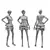 Marvelous Designer Female Mannequin 3D model small image 3