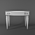 Elegant Estelle Dressing Table 3D model small image 1