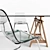 Sleek and Stylish Ikea Table Set 3D model small image 2