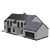 Dual Dwelling: Architectural Background Model 3D model small image 1