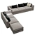 Luxury Otium Maxalto Sofa 3D model small image 2