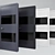 Profil Doors 10E: Stylish Hidden Hinge Cloths 3D model small image 2