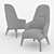 Coze Lounge Chair 3D model small image 2