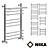 Nick L90_P_VP Heated Towel Rail: Stylish and Customizable 3D model small image 1