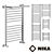 Nick LM3 Heated Towel Rail: Innovative Design and Customization 3D model small image 1