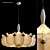 Zeppelin S1: Marcel Wanders Inspired Ceiling Light 3D model small image 1