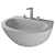 Elegant AQUATECH Wall Sink 3D model small image 2