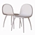 Modern 3D Gubi Dining Chair 3D model small image 3