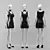 Marvelous Female Mannequin: Retopologized Clothes 3D model small image 1