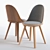 Elegant Oval Chair - Minimalist Design 3D model small image 1