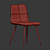 Elegant Montana Dining Chair 3D model small image 2