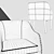 Elegant Justin Chair 3D model small image 2