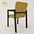 Megastyle OM Chair: Stylish Eco-Leather and Metal Design 3D model small image 3