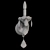 Elegant Schonbek 1701 Crystal Sconce 3D model small image 3