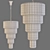 Elegant Pendant Lamp - Alpina L 3D model small image 2