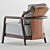 Elegant Flexform Alison Armchair 3D model small image 2