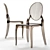 Modern Dining Chair: Sleek Design 3D model small image 1