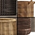 Handwoven Rattan Storage Baskets 3D model small image 2