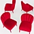 Dalyan Rare Armchair: Exquisite Elegance 3D model small image 3