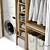 Efficient Laundry Solution: L-2200mm x B-800mm x H-2200mm 3D model small image 2