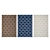 Versatile High-Quality 3-Piece Carpet Set 3D model small image 3