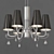 Exquisite Arabian Pearls Chandelier 3D model small image 1