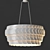 Elegant Sand & Taupe Pendant 3D model small image 1