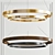 Elegant Glow: Grace Chandelier 3D model small image 1