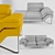 Elegant Italian Sofa: Egoitaliano Audrey 3D model small image 3