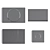 Geberit Button Collection: Sigma10, HyTouch, Sigma 60, Sigma 70 3D model small image 3