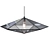 Stained Glass Pendant Lamp 3D model small image 1