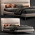 Twils DE LIGHT Bed: Stylish & Comfortable 3D model small image 1