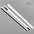 Sleek Linear Pendant Light 3D model small image 2