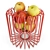 3D Apple Basket: Perfect Kitchen Decor 3D model small image 1