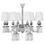 Elegant Crystal Chandelier: BEBY ITALY Montenapoleone 3D model small image 2