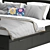 Sleek Brimnes Ikea Bedframe 3D model small image 3