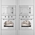 Midea Built-in Microwave & Oven Combo, Ivory/Black 3D model small image 2
