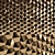 Title: Hexagonal 3D Panels in 4 Unique Materials 3D model small image 3