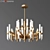 Nordic Brilliance Crystal Chandelier 3D model small image 1
