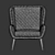 Baxter Dolly Chair: Unique Design and Comfort 3D model small image 3
