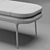 Maxalto Caratos Bench: Divine Elegance in Your Home 3D model small image 3